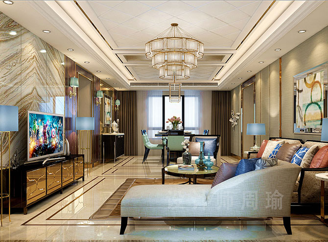 超级大毛片双鸡巴干世纪江尚三室两厅168平装修设计效果欣赏